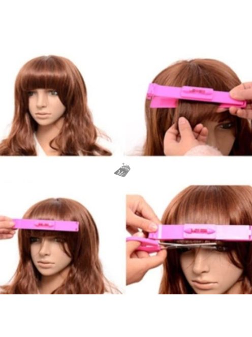 Hajvágást segítő vonalzó