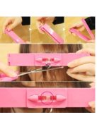 Hajvágást segítő vonalzó