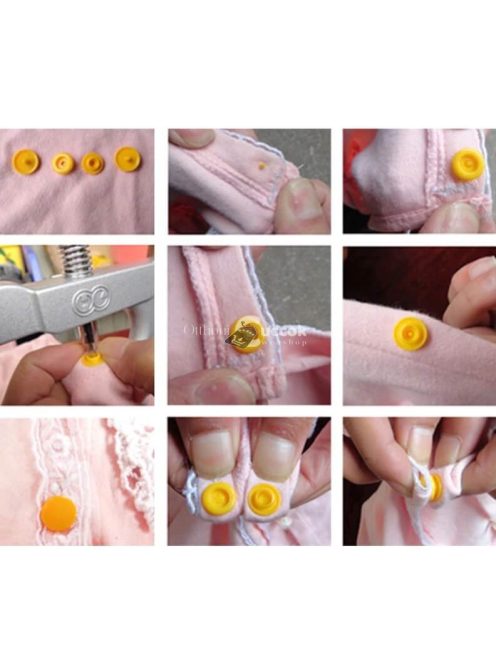 Patentozó, ringliző és patent készlet (150 db)