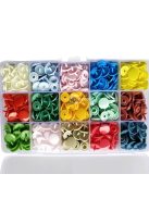 Patentozó, ringliző és patent készlet (150 db)