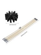 Tisztító kefe, csőkefe, csőtisztító kefe