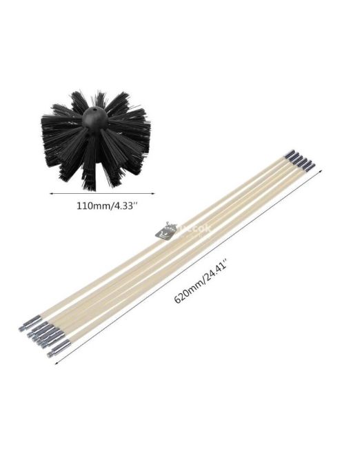 Tisztító kefe, csőkefe, csőtisztító kefe