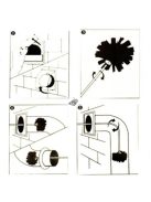 Tisztító kefe, csőkefe, csőtisztító kefe