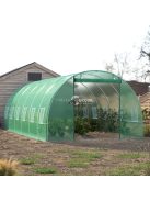 Üvegház fólia zöld szúnyoghálós ablakkal, 2x6x3m