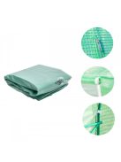 Üvegház fólia zöld szúnyoghálós ablakkal, 2x6x3m