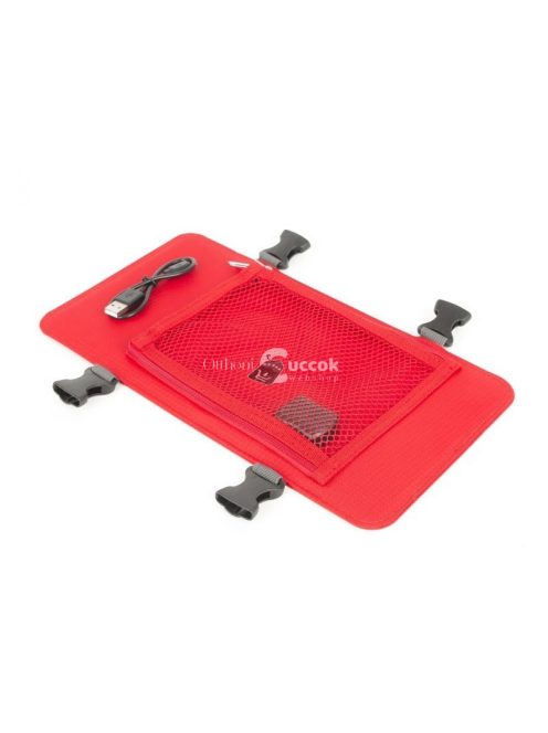 Túratáska eltávolítható napelemmel