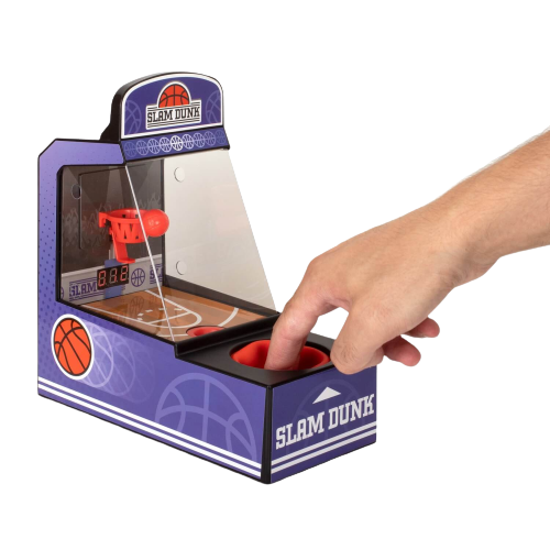 Retro mini kosárlabdás arcade játékgép