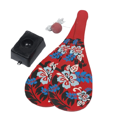 Teniszütő + labda tréner szett (bordó virágos)