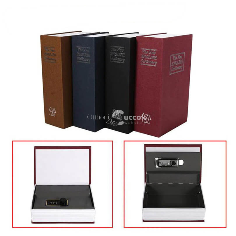 Könyv széf, Könyv kialakítású biztonsági doboz - kóddal nyitható