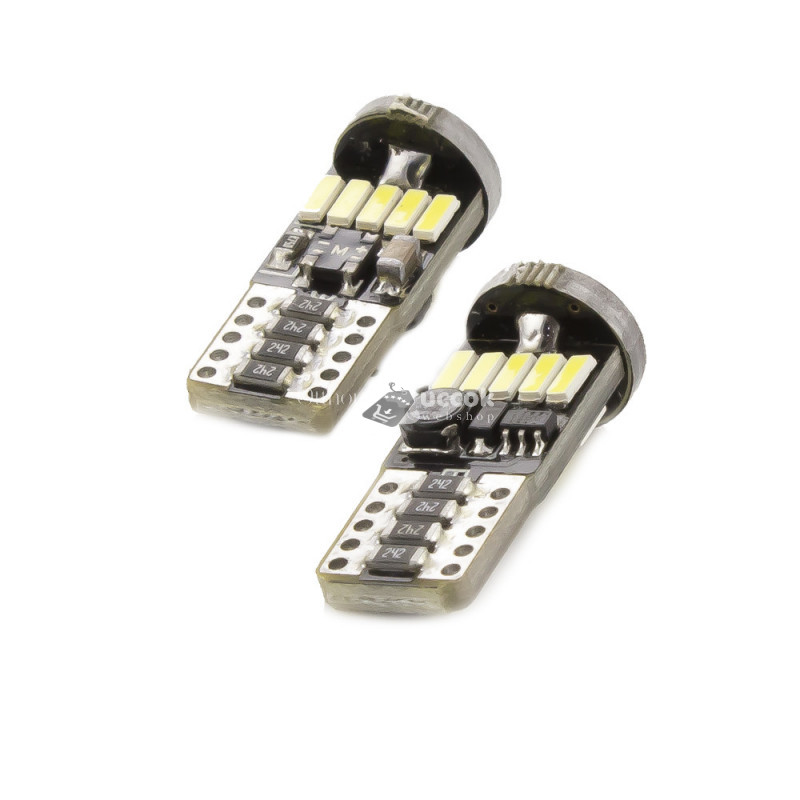 Carguard Autós LED - CAN127 - T10 (W5W) - 150 lm - can-bus - SMD 3W - 2 db / bliszter