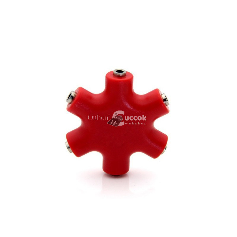 Image of 5 részes Jack elosztó adapter - többcsatornás audio csatlakozó bővítő