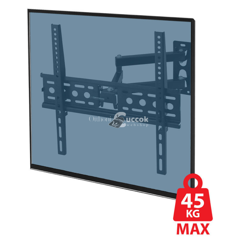 Image of Esperanza Atlas ERW016 TV fali tartó, falra szerelhető, 26"-70" képernyőméretű televíziókhoz