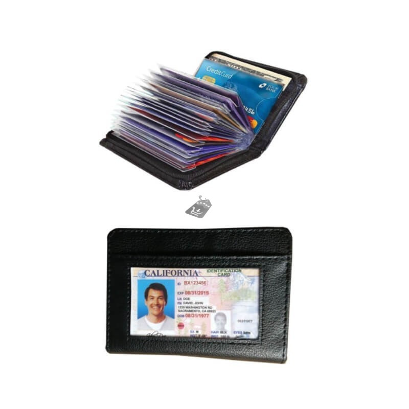 Image of Biztonsági pénztárca RFID blokkoló technológiával, utazáshoz és mindennapi használatra