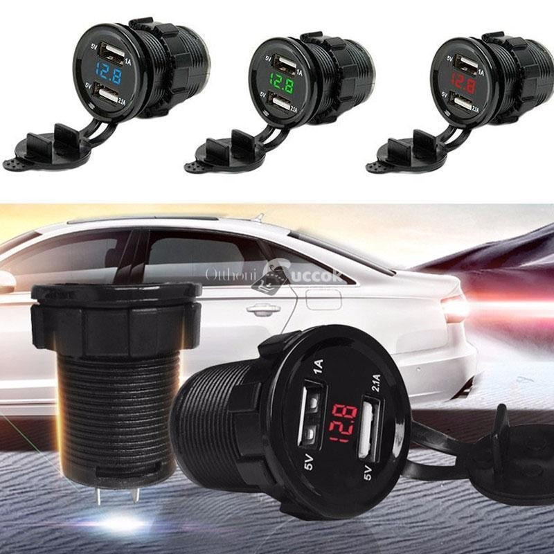 Image of Autóba szerelhető USB gyors töltő adapter mobileszközök számára