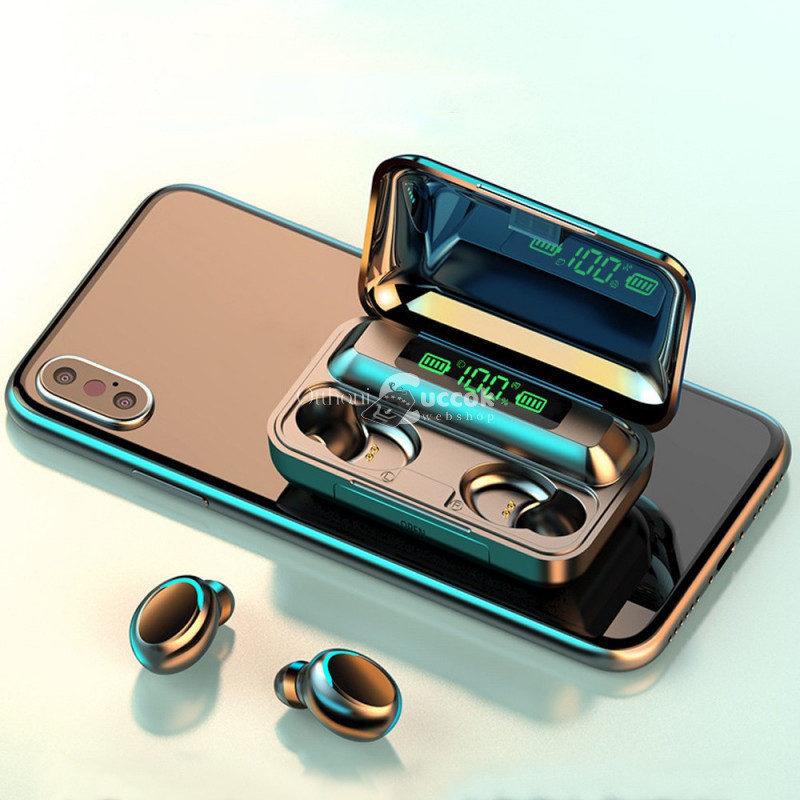 Image of F9-10 TWS Bluetooth Vezeték Nélküli Fülhallgató Zenehallgatáshoz és Telefonáláshoz