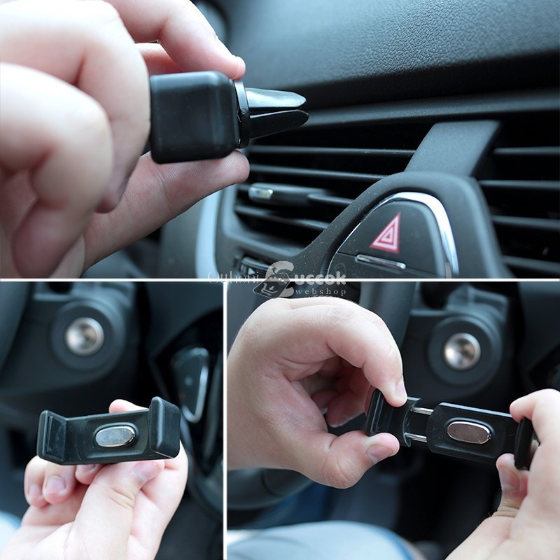 Image of Univerzális autós telefontartó szellőzőrácsra, biztonságos és stabil rögzítéssel