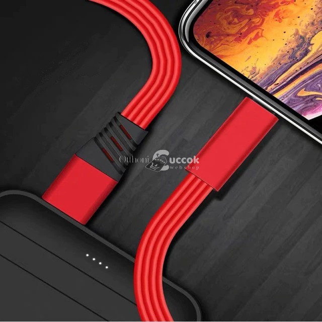 Image of Elnyűhetetlen iPhone telefontöltő kábel, 1 m hosszú, tartós és megbízható kivitelben