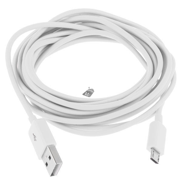Image of 3 méteres micro USB töltő- és adatkábel eszközök csatlakoztatásához