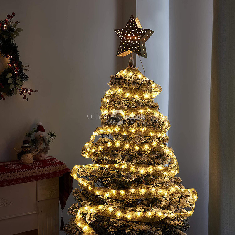Image of LED karácsonyi fénydekorációs szalag, karácsonyfadísz 3 m hosszúságú