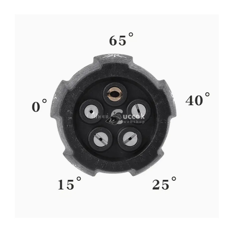 Image of 5 az 1-ben nagynyomású autómosó fúvóka gyors csatlakozóval, sokoldalú tisztítási funkciókkal