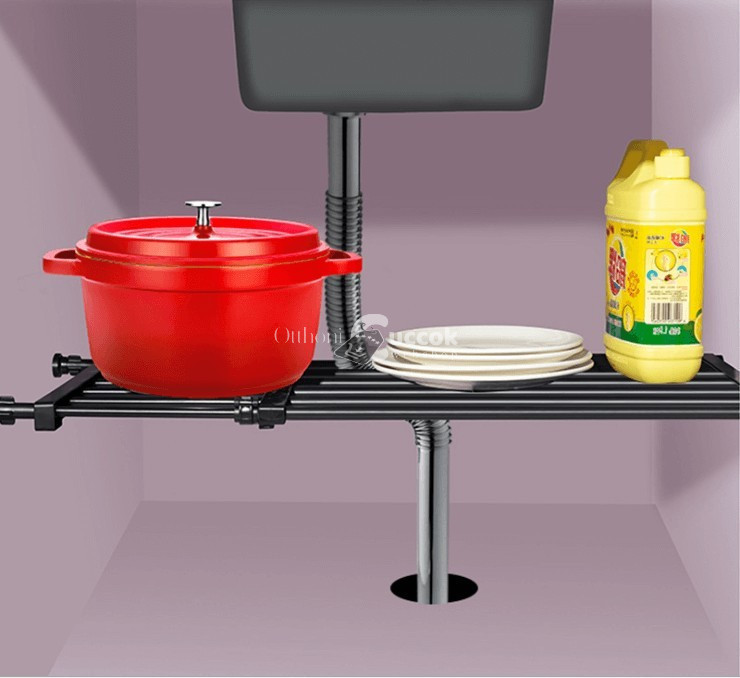 Image of Állítható méretű multifunkciós tároló szekrény polc otthoni és irodai használatra