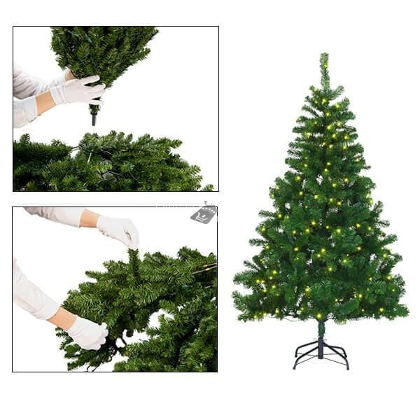 Image of Nordmann műfenyő 150 cm, 415 ág - élethű karácsonyi dekoráció