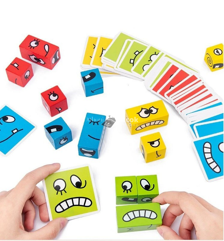 Image of Készségfejlesztő emojis kirakó, logikai fejlesztőjáték gyerekeknek és felnőtteknek