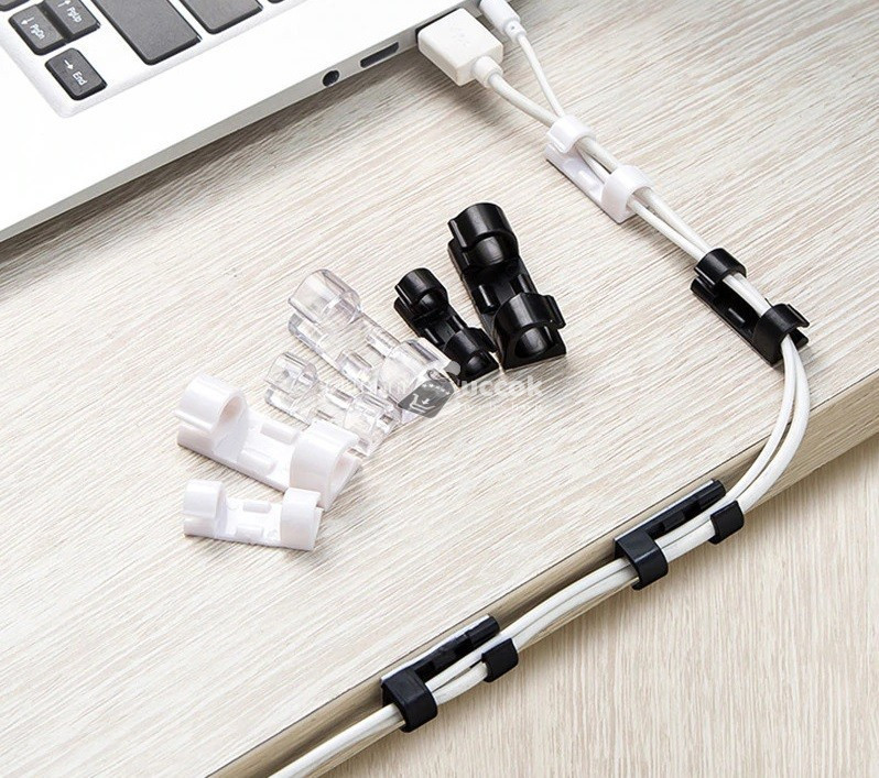 Image of Öntapadós kábel rendszerező - Kábelkezelő megoldás otthonra és irodába