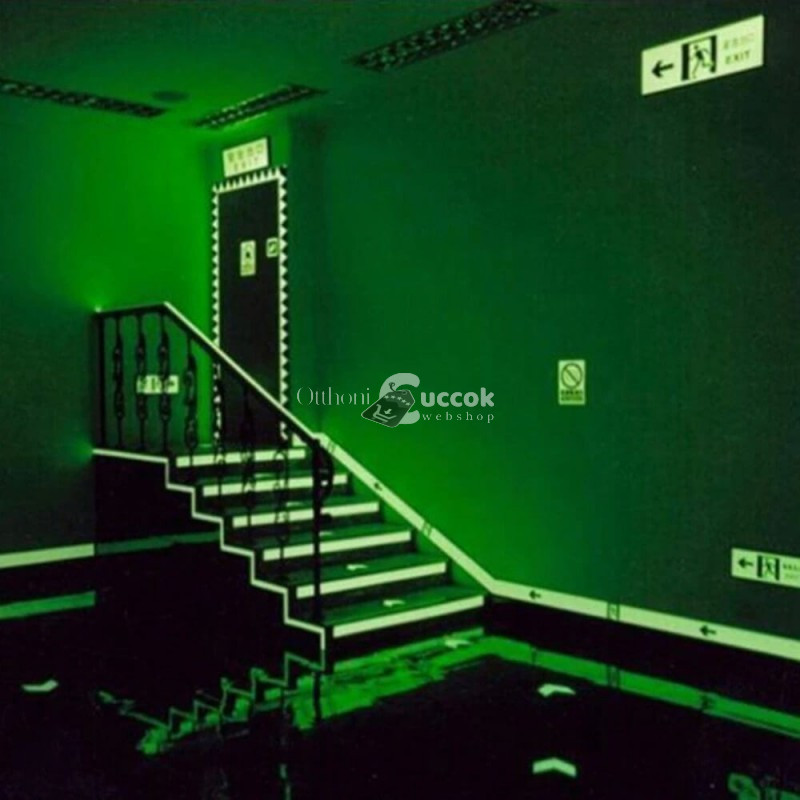 Image of Fluoreszkáló dekorációs és biztonsági szalag, fénylő jelölő szalag