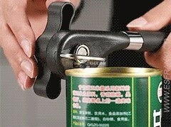 Image of Biztonságos konzervnyitó (Éles perem nélküli kivitel) - Könnyű és biztonságos használat konzervdobozokhoz