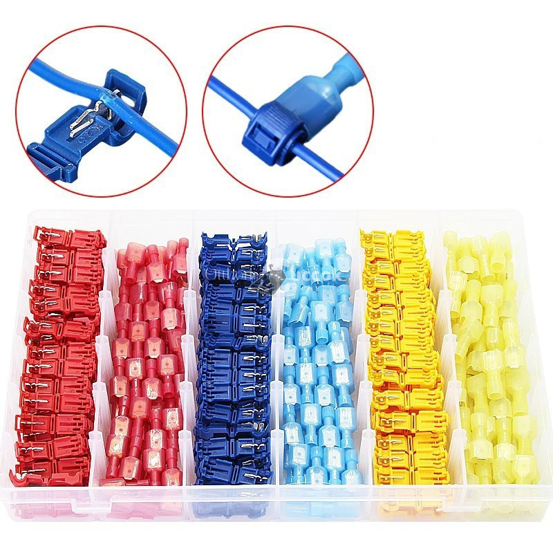Image of 120 darabos Elektromos Kábel Gyors Csatlakozó Készlet Szereléshez és Javításhoz