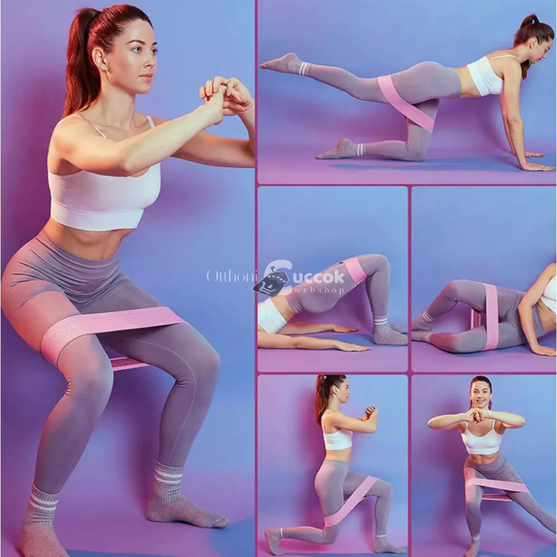 Image of Fitness szalag szett - 3 db különböző erősségű edzőszalag otthoni és professzionális használatra