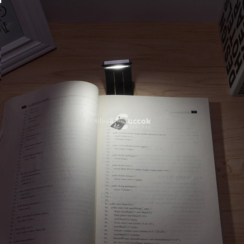 Image of Olvasólámpa könyvekhez és e-bookokhoz, kompakt és hordozható kialakítással