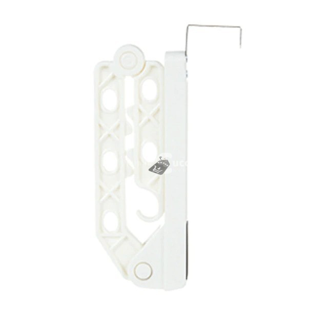 Image of Kihajtható ajtóra akasztható fehér tároló akasztó