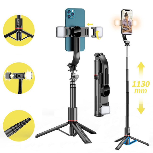 Image of Szelfibot beépített LED világítással, fotózáshoz és videókészítéshez