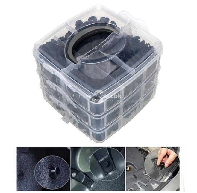 Image of Autó Rögzítő Patent Készlet - Univerzális Klipszek és Kötőelemek