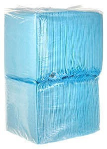 Image of 100 darabos nedvszívó higiéniai alátét kutyapelenka, extra 30 darab kutyaürülékes zacskóval, kisállat tisztasági csomag