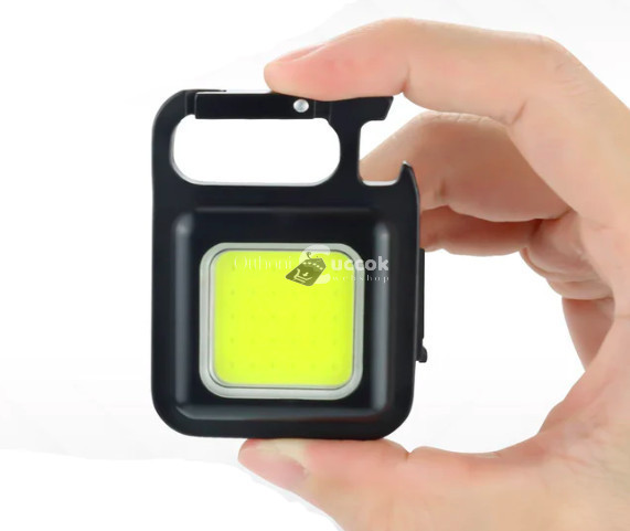 Image of Multifunkcionális mini LED kulcstartó zseblámpa, praktikus mindennapi használatra