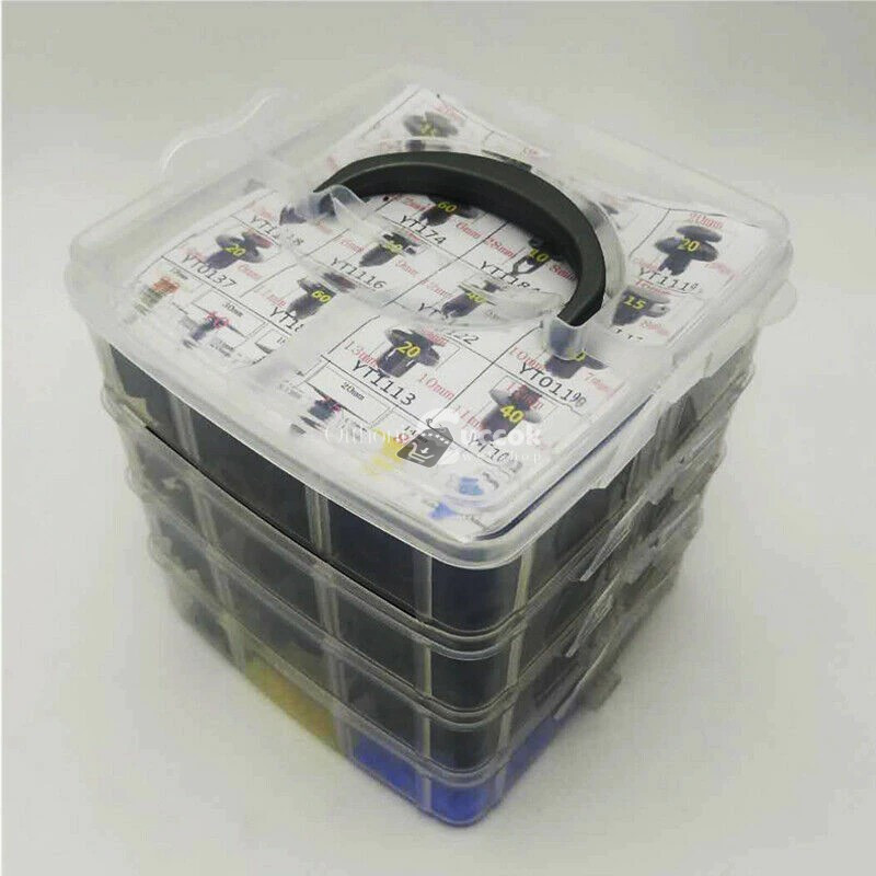 Image of 650 db-os autó rögzítő klipsz készlet karbantartáshoz és javításhoz