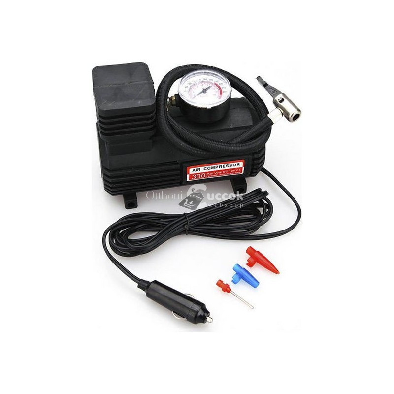 Image of Hordozható Légkompresszor Autó- és Kerékpárabroncsok Felfújásához
