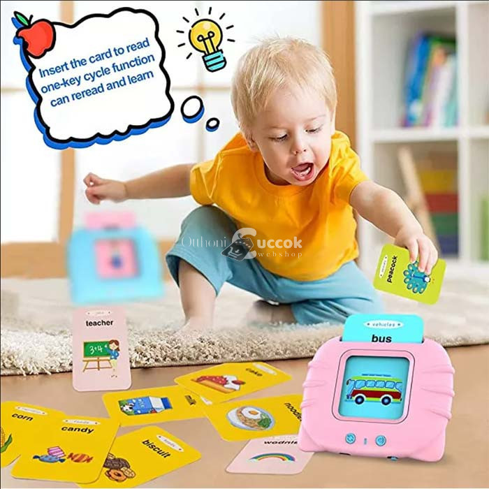 Image of Angol nyelvoktató játék gyerekeknek (rózsaszín, interaktív tanulási eszköz)