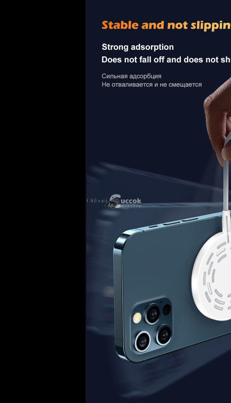 Image of Magsafe Indukciós Töltő iPhone-hoz – Gyors Vezeték Nélküli Töltés Apple Készülékekhez