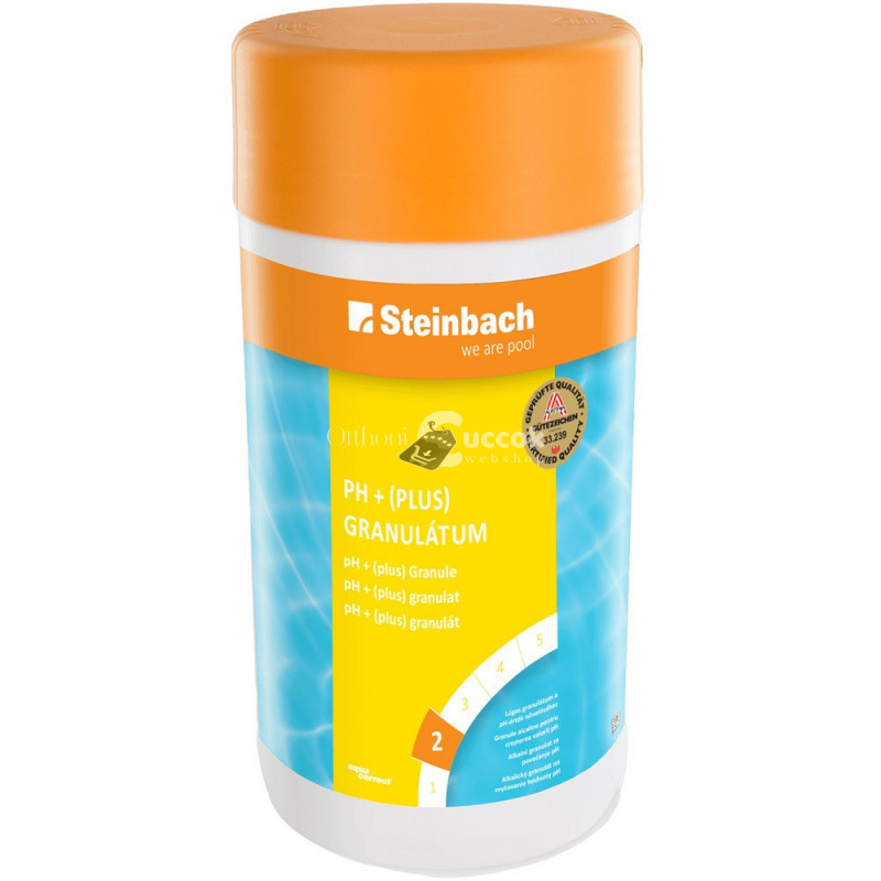 Image of Aquacorrect PH Plusz, 1 kg, pH emelő granulátum - Medence és fürdővíz pH szabályozó víztisztító, 1kg