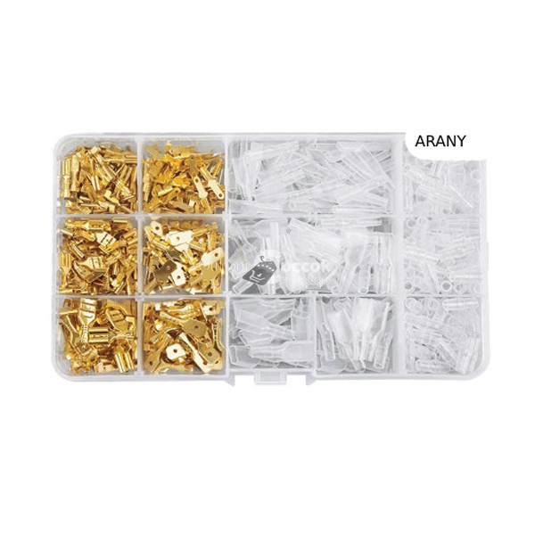 Image of 120 db-os aranyozott anya/apa csatlakozó készlet elektronikai szereléshez