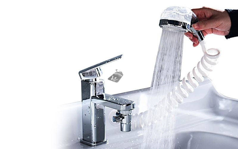 Image of Csapra szerelhető tusolófej fürdőkádhoz és mosdókagylóhoz