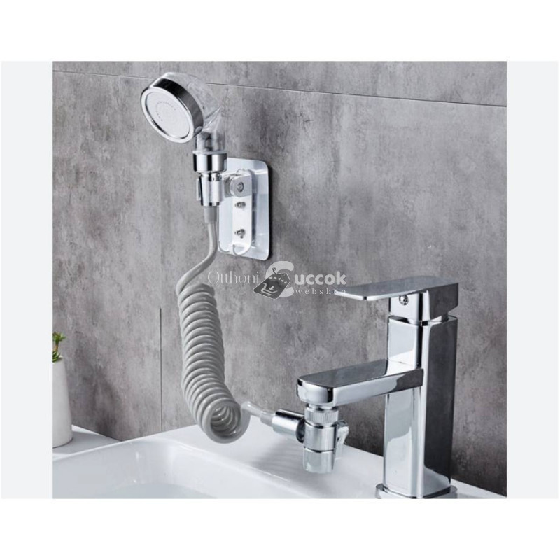 Image of Csapra szerelhető vízcsap hosszabbító tömlő fürdőszobai és konyhai használatra