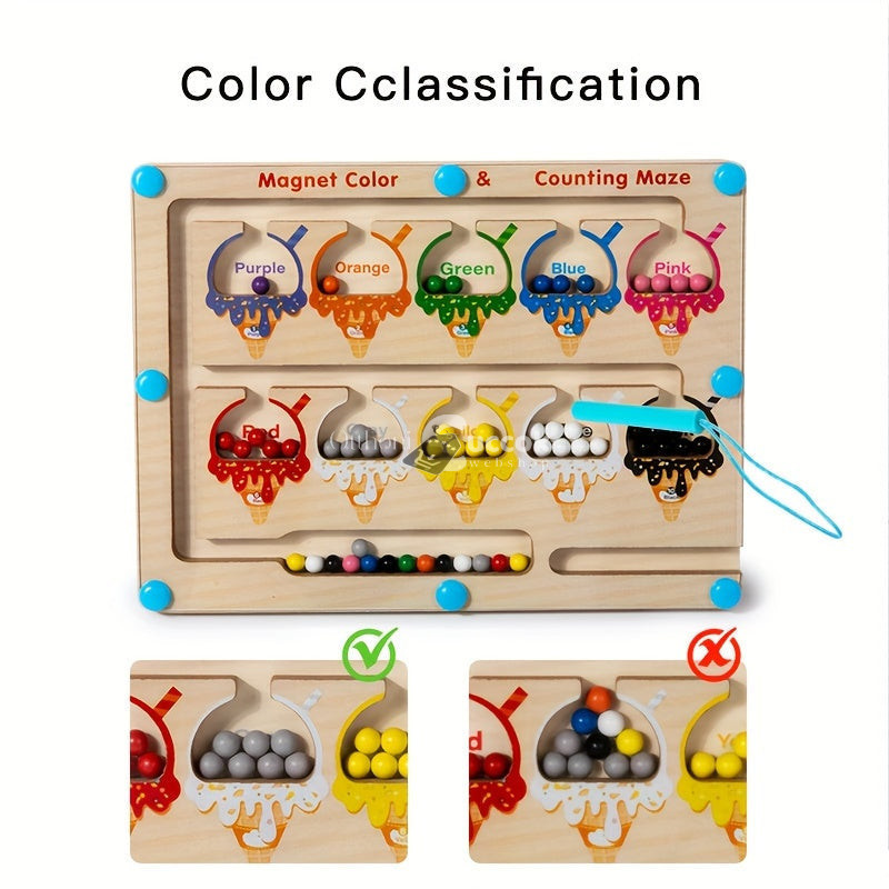 Image of Gyerekeknek színes osztályozó számláló tábla tanuláshoz és játékhoz
