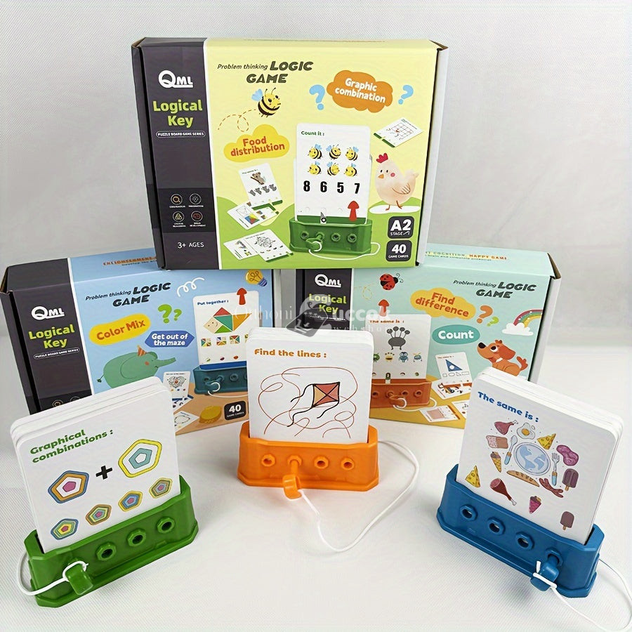 Image of Logikai Kulcsos Fejtörő Játék Gyerekeknek és Felnőtteknek