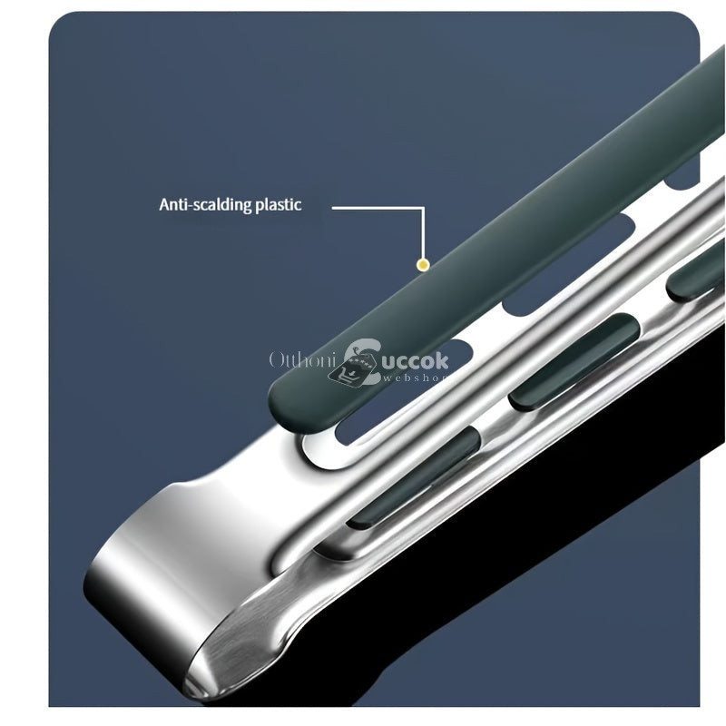 Image of Rozsdamentes acél konyhai fogó - tartós és sokoldalú eszköz főzéshez és tálaláshoz