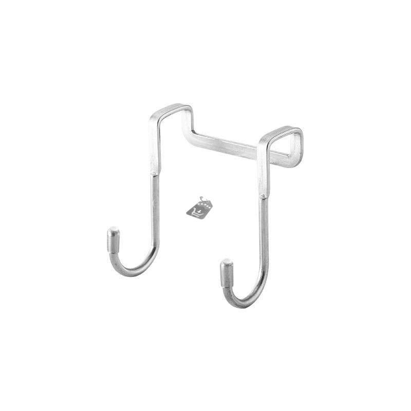 Image of Rozsdamentes acél dupla S-alakú akasztó Ezüstös színben, konyhai és fürdőszobai használatra